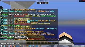 zachary_dahl hacking MythCraft Hunger Games