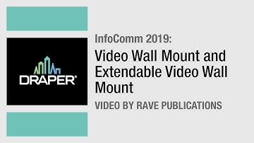 InfoComm 2019: Video Wall Mount and Extendable Video Wall Mount