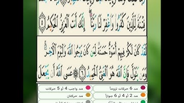 سورة الممتحنة: تفصيل الأحكام من الآية  5إلى الآية 6 برواية حفص عن عاصم 🌴🦜.