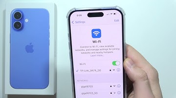 iPhone 16: How to Connect to WiFi