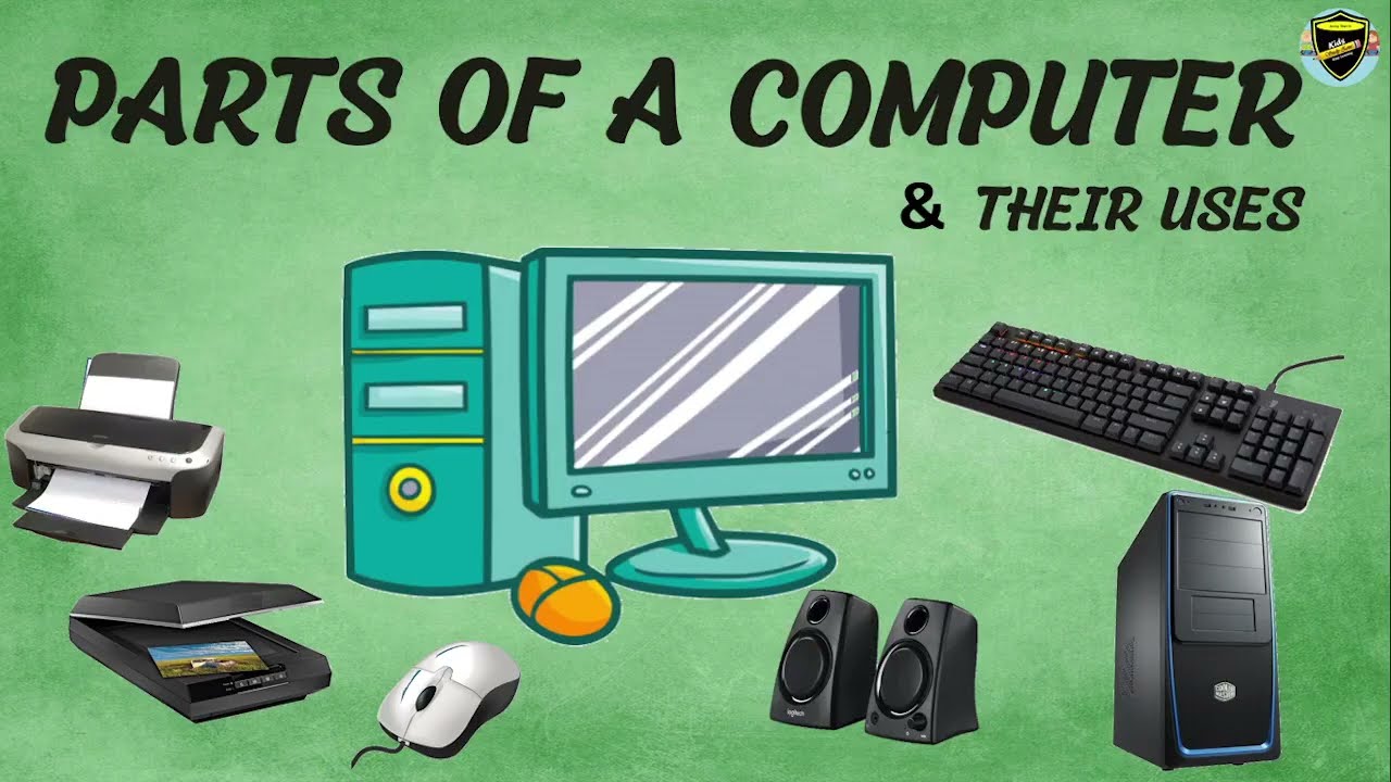 Input and Output Device | Parts of a Computer | Computer and its parts ...