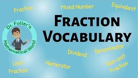 Essential Vocabulary for 3rd Grade Math Success | Learn Key Fraction Terms