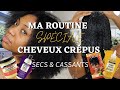 MA ROUTINE DE SOIN SUR CHEVEUX CRÉPUS SECS ET CASSANTS ET COMMENT JE FAIS MA TEINTURE NOIRE