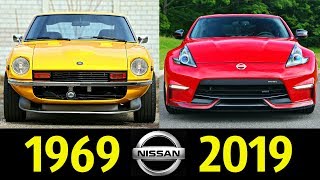 Мультфильм Nissan 350Z Эволюция 1969 2019 История Модели 