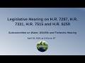 Legislative Hearing on H.R. 7287, H.R. 7331, H.R. 7515 and H.R. 8259