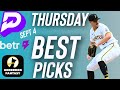 PrizePicks MLB Thursday Best Picks Today | +27 Units This Week 🚀| Best MLB Parlay Picks September 4💰