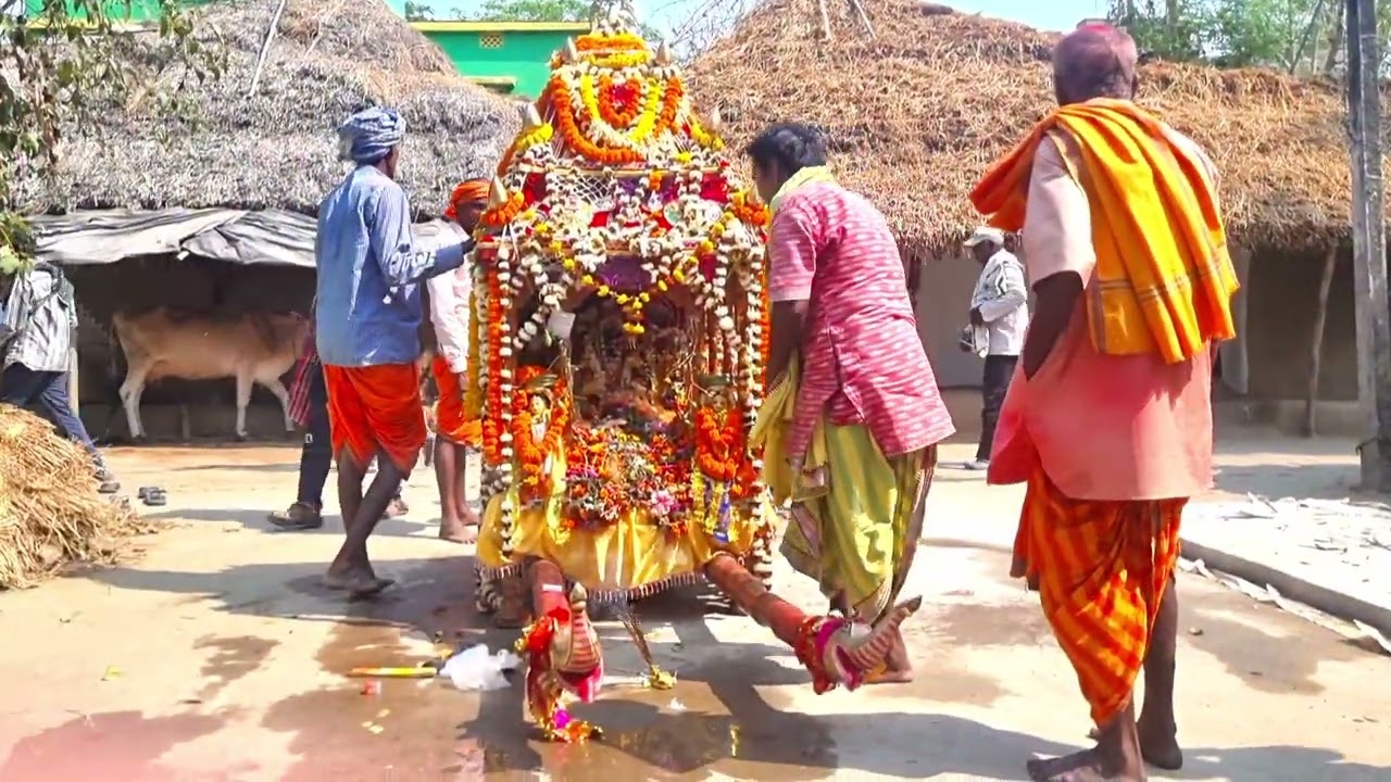 ଦୋଳ ପୁନେଇ ର ଆଜି ଠାକୁର ଆସିଛନଁତି!!MIniblog#Mrjpasamal vlogs#radha madhaba!!