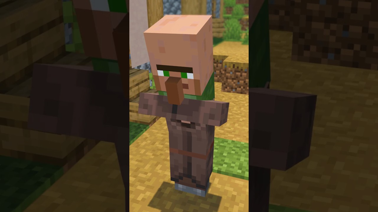 This Villager Is Actually a Zombie... #minecraft