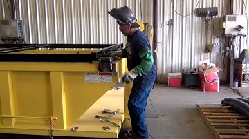 Saniquip / Impact Plastics Roll-Off Cover Installation