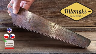 Old hand saw restoration