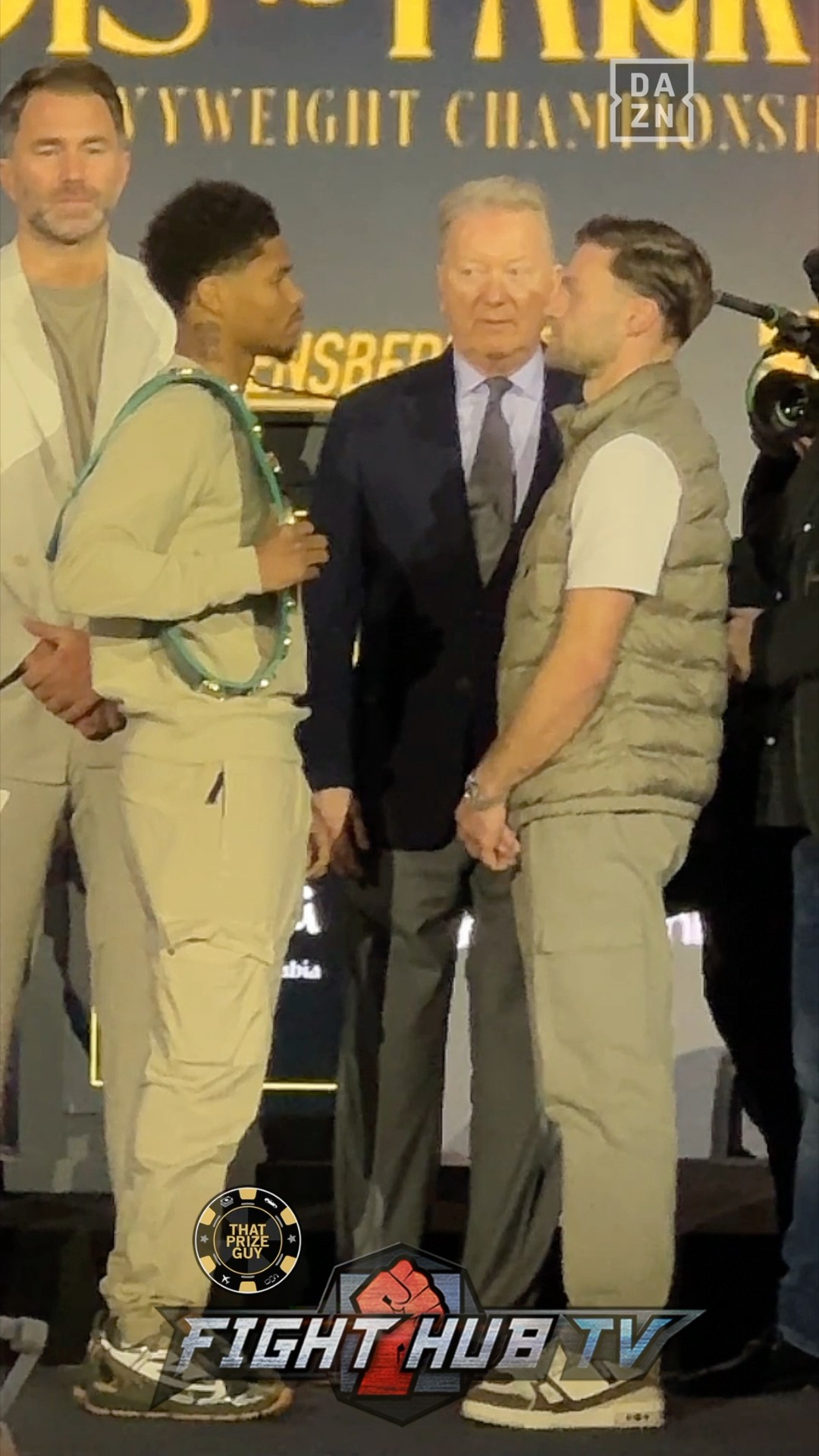 Shakur Stevenson SQUARES UP with new opponent in tense face off