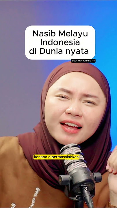 Bahasa Melayu Indonesia itu lah bahasa Indonesia di dunia nyata