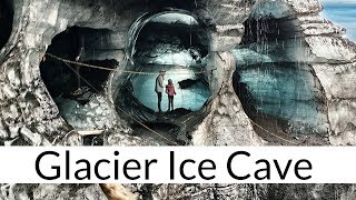 ICELAND: Freaking GLACIER ICE CAVE!