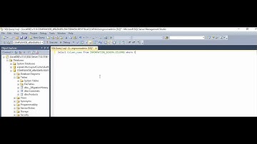 MSSQL - Query to list all columns in the table
