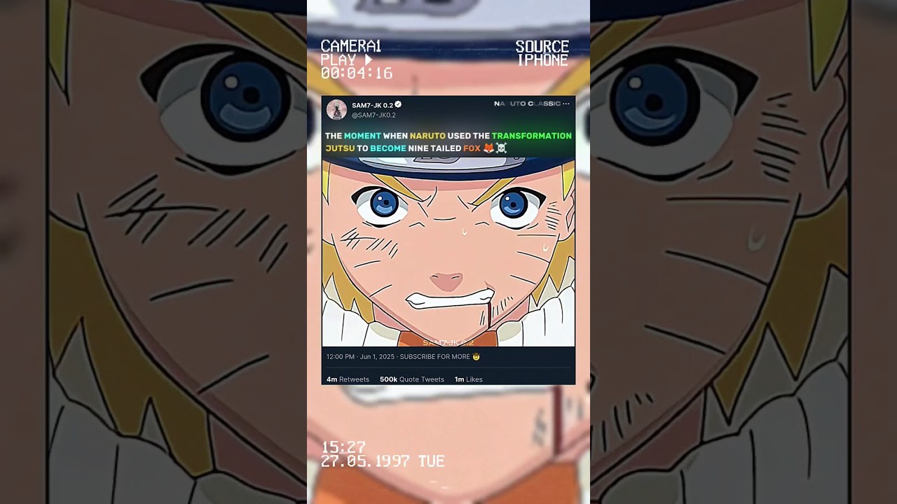 THE MOMENT NARUTO USED THE TRANSFORMATION JUTSU 😳