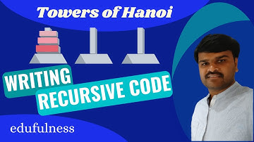 Towers of Hanoi: Writing Recursive Code-Recursion-Stacks-Data Structures and Algorithms-GATE-CSE