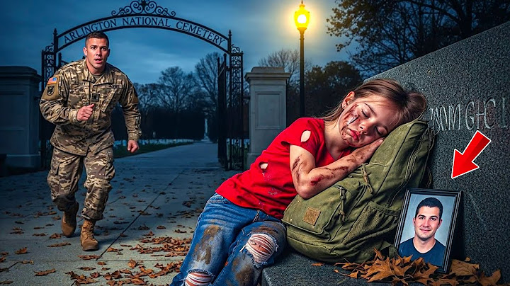 A Soldier Froze When He Saw A Little Girl Sleeping Outside A Cemetery… And Her Whisper Made Him Cry…