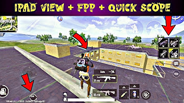 Ipad view, fpp mode and quick scope in pubg mobile lite, New trick 2021