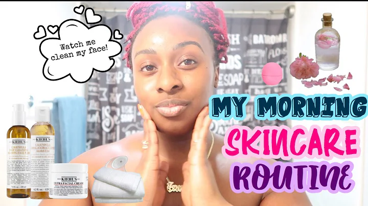 My Morning Skincare Routine| How I use Kiehl's skincare products for healthy skin!