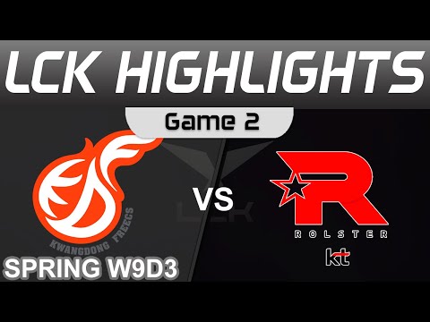 KDF vs KT Highlights Game 2 LCK Spring Season 2023 W9D3 Kwangdong Freecs vs KT Rolster by Onivia