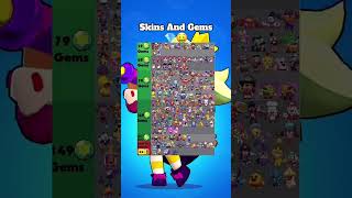 Every Skins In Brawl Stars 😱 #Shorts