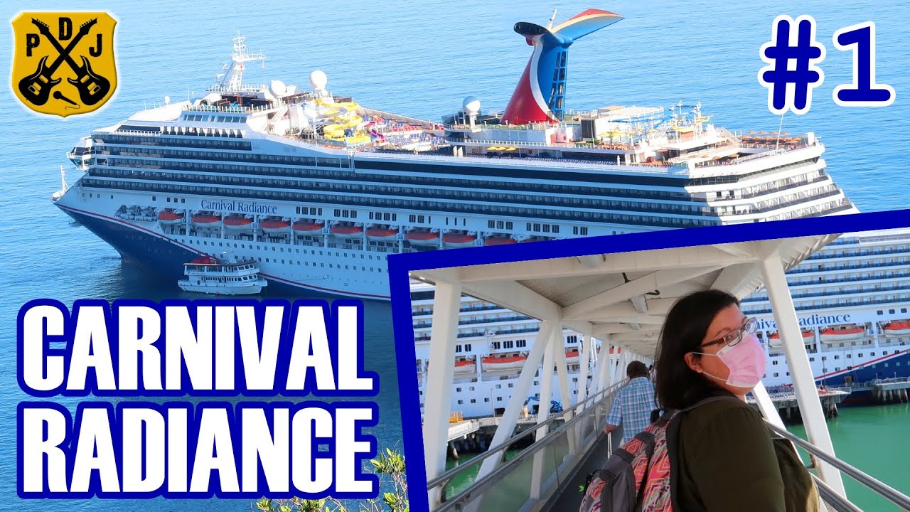 Carnival Radiance Pt.1 - Embarkation, Shaq's Big Chicken, Balcony Cabin Tour, Sailaway, Welcome Show