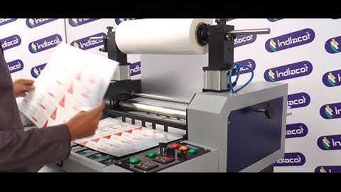 Dual side thermal lamination with autocut 480