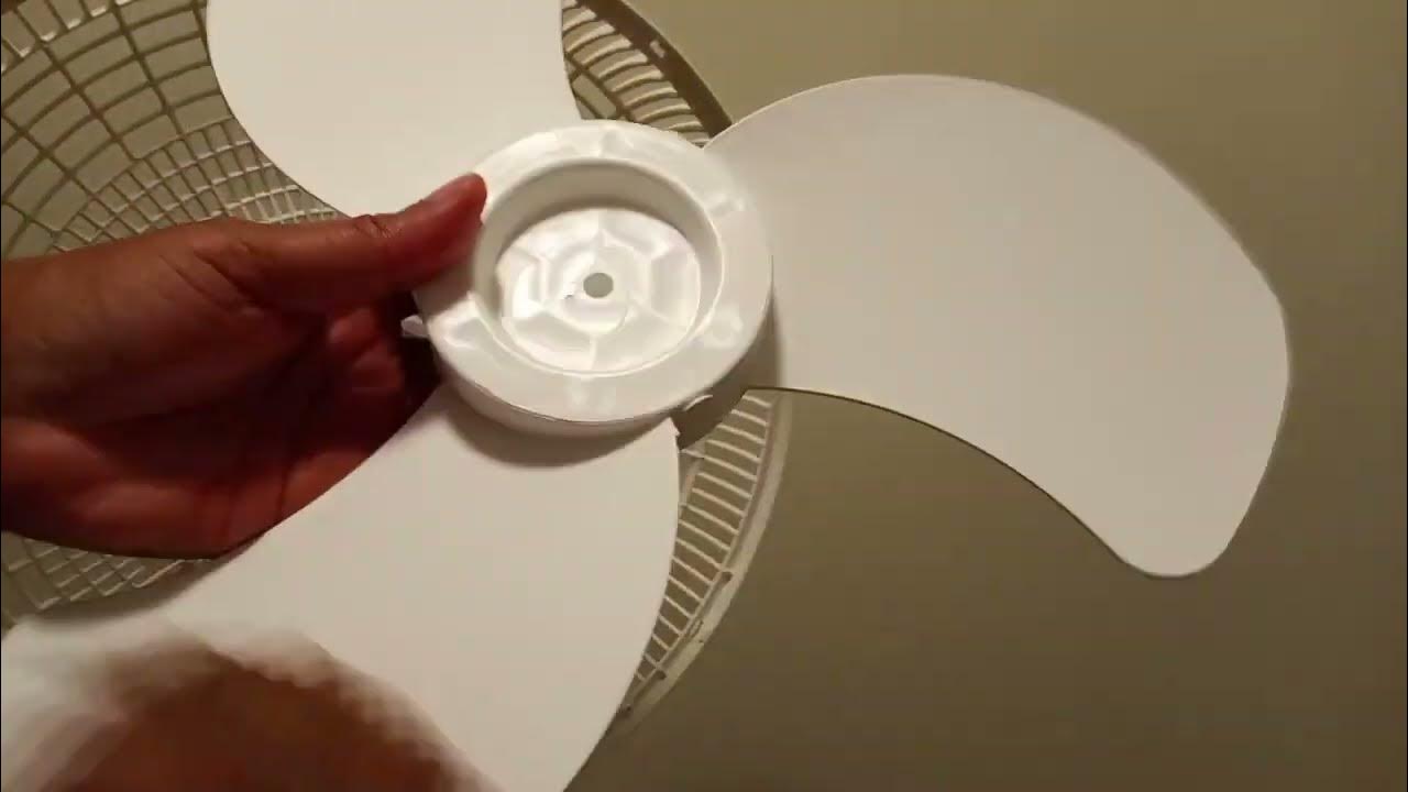 How to take apart the Lasko S16200 fan to clean it YouTube