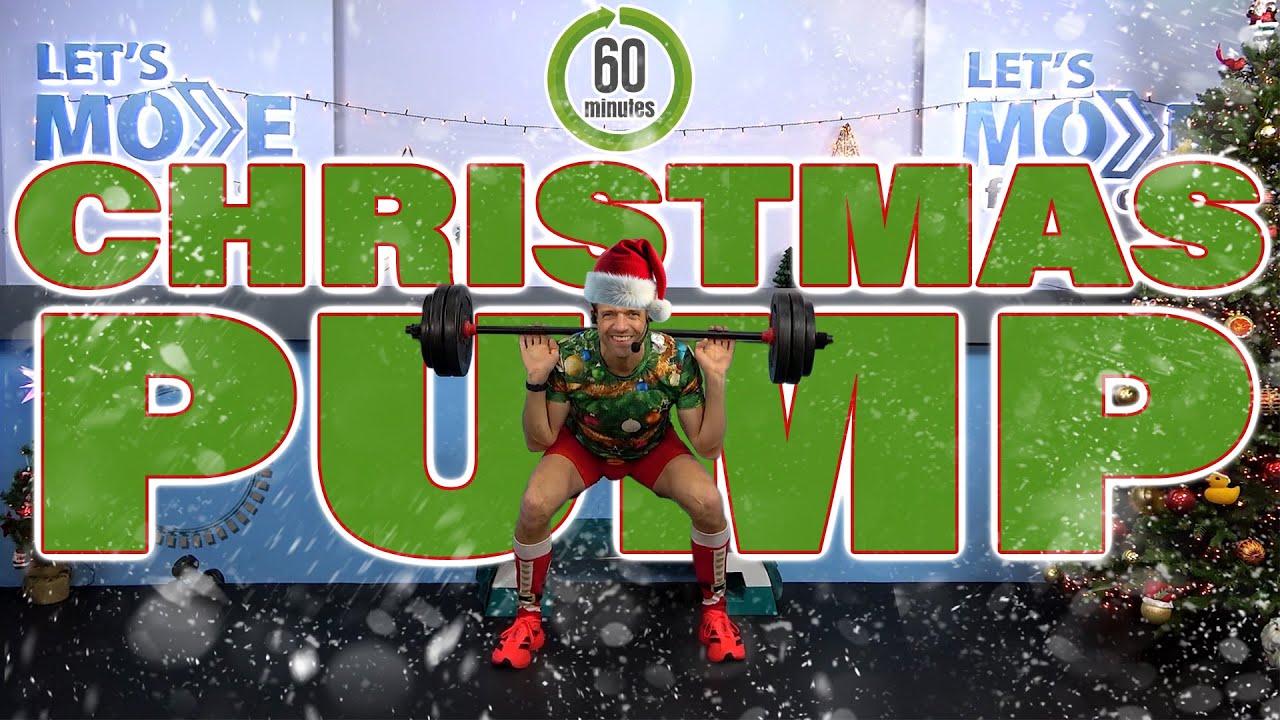 1 Hour Barbell Workout With ONLY Christmas Songs! Let's Move Strength #56