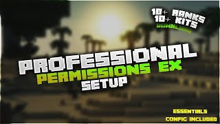 How To Professional Setup Permissions Ex With Essentials | CUSTOM Configs [1.15.2] - Minehut.com