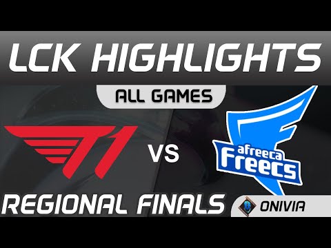 T1 vs AF Highlights ALL GAMES Round2 LCK Regional Finals 2020 T1 vs Afreeca Freecs by Onivia
