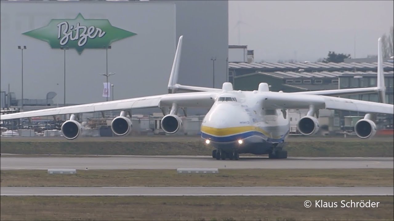 Start Antonov An 225 Mriya Flughafen Leipzig Halle Youtube