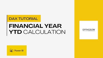Learning DAX - Easily calculate Financial Year-to-Date (FY YTD) Calculation in Power BI | DATESYTD