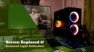Screen Replaced and Restored Light Reflection Showreel | Nuke