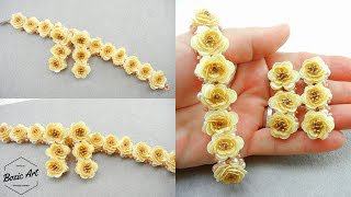 Bracelet-Earrings Flower Pattern Tutorial | How To | Bozic Art