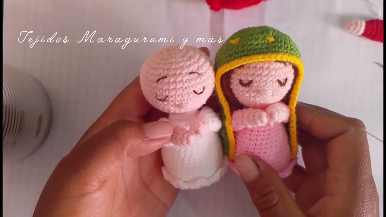 Virgencita a crochet parte final 