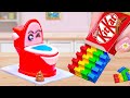 Amazing KitKat Cake | Best Miniature Purple Chocolate Cake Decorating Recipes 🍰 1000+ How To Cake