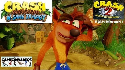 CRASH BANDICOOT N-SANE Trilogy HD! Cortex Strikes Back! Intro & Turtle Woods Mission