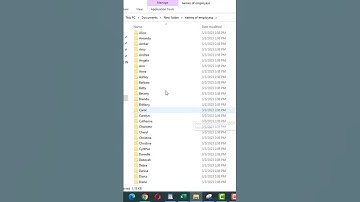 1 click and 100 folders #trick #learntricks #subscribe #shorts