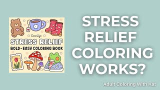 I tried a STRESS RELIEF coloring book Did I Waste My Monday