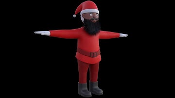 Father Christmas - Modeling in Blender 2.79_Part 1