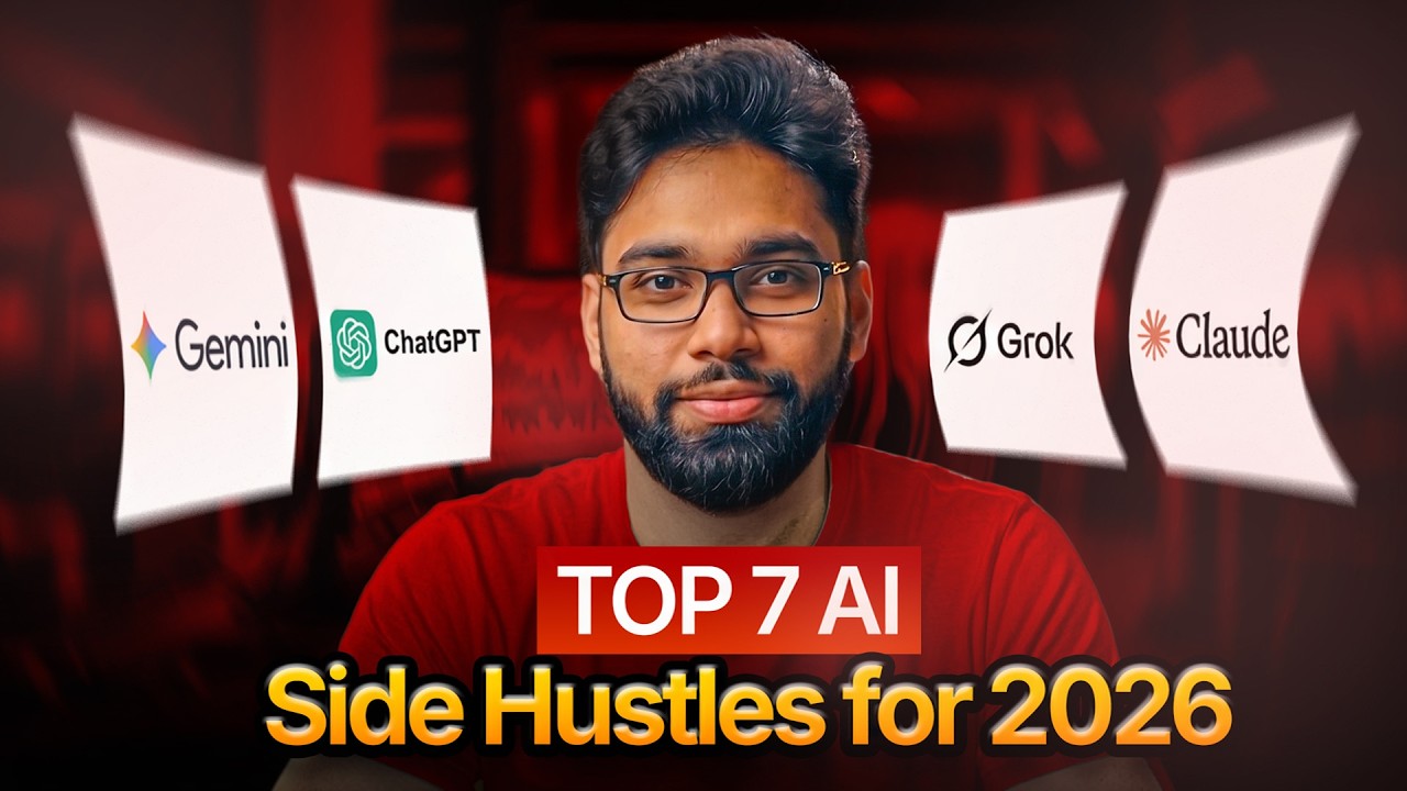 Top 7 AI Side Hustles for 2026.  I Tried 7 AI Side Hustles—Here’s Which One Won