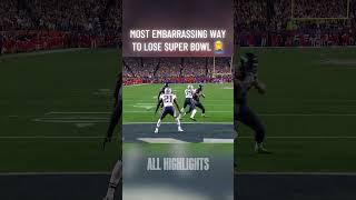 WORST WAY TO LOSE SUPER BOWL 🤦‍♂️#nfl#football#nflshorts#nflmemes#shorts#sports#nflfootball#hits#hit