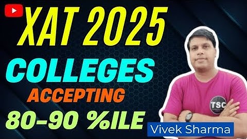 XAT Colleges accepting 80 percentile #xatpreparation #xatstrategy #xatpyqs #xat2025