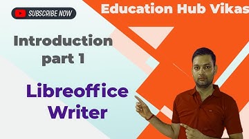 introduction of libreoffice writer | how to start writer in libreoffice | #olevel | #adca | #ccc