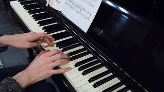 Michael Aaron Adult piano course Book two p19 Trill study