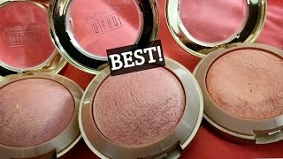 *Milani* Baked Blush• Swatches try on (Dolce Pink/ Berry Amore/Luminoso) Pale Skin/Fair skin 2019
