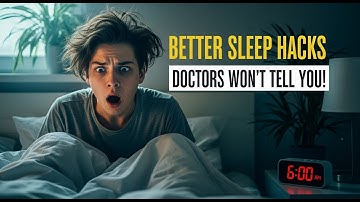 “Better Sleep Hacks Doctors Don’t Tell You | Improve Sleep Fast” The Agent Of Wellness"