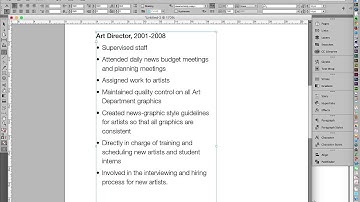 Lesson 07 Creating Bullets in InDesign CC 2015