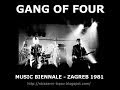 GANG OF FOUR - Zagreb 1981